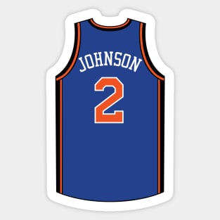 Larry Johnson New York Jersey Qiangy Sticker